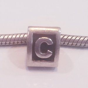 Pandora Block Letter "C" Charm